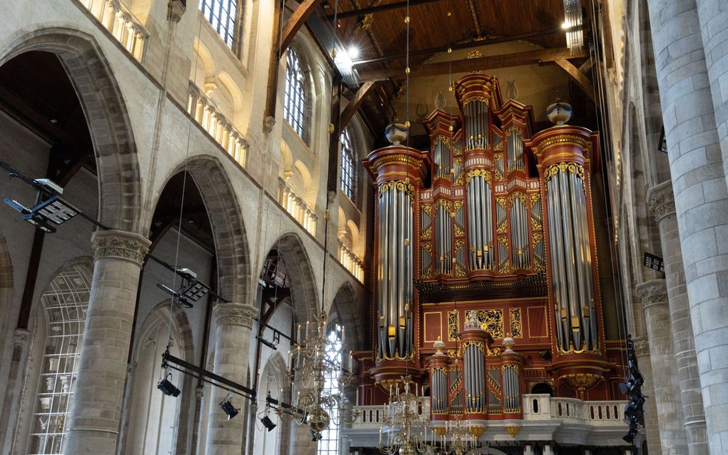 Het hoofdorgel van Marcussen in de Laurenskerk te Rotterdam. beeld RD, Anton Dommerholt