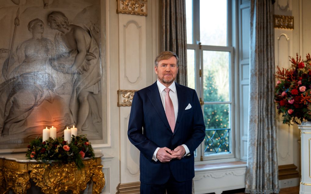 De kersttoespraak van koning Willem-Alexander. beeld RVD, Valerie Kuypers