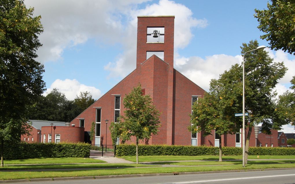 Archieffoto van het kerkgebouw van de gereformeerde gemeente in Emmeloord. beeld Jaap Sinke