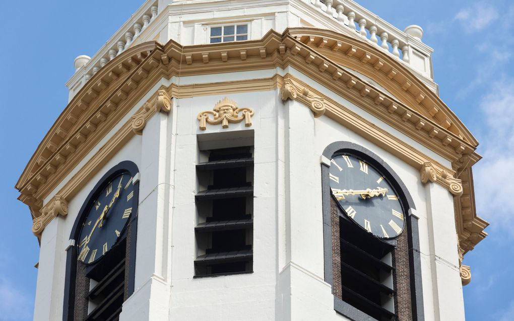 De kerktoren van de Grote Kerk in Nijkerk. beeld RD, Anton Dommerholt