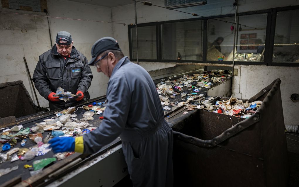 Gerecycled plastic is op dit moment duurder dan nieuw plastic. Dat zet hergebruik onder druk. beeld ANP, Olivier Middendorp