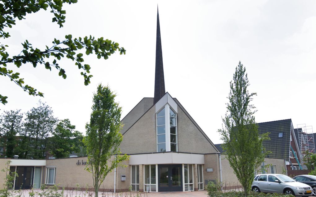 De christelijke gereformeerde kerk De Kandelaar in Nijkerk. beeld RD, Anton Dommerholt