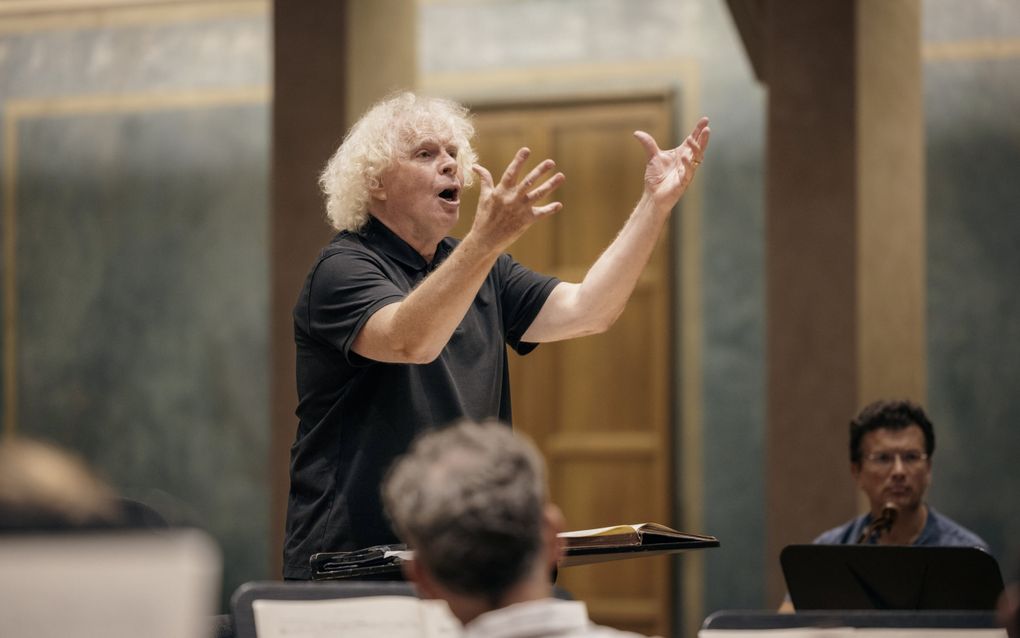 Sir Simon Rattle. beeld Ernst von Siemens Musikstiftung/Rui Camilo