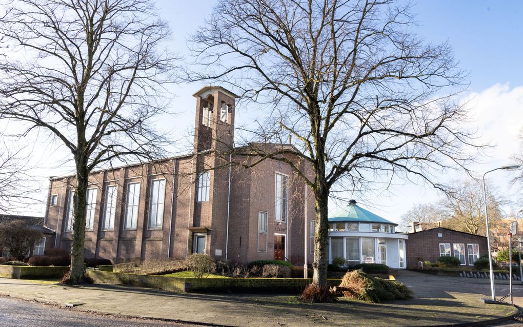 Het kerkgebouw van de christelijke gereformeerde kerk "De Zaaier" in Harderwijk. beeld RD, Anton Dommerholt