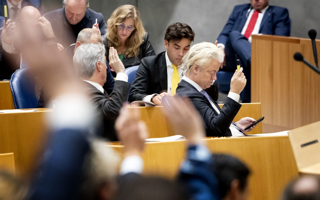 Een stemming in de Tweede Kamer in december vorig jaar. beeld ANP, Koen van Weel