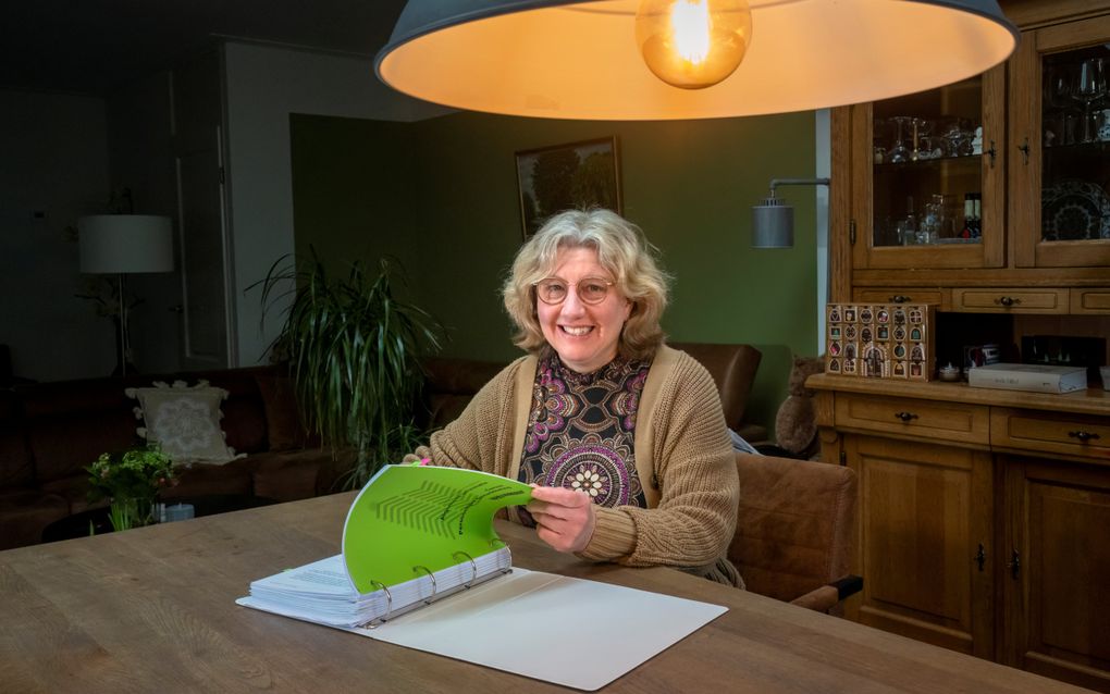 Carolien van der Grond volgde de cursus persoonlijke ontwikkeling op de Evangelische Hogeschool in Amersfoort. beeld Ruben Schipper Fotografie