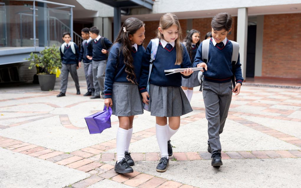 Sinds 1 januari geldt in het Verenigd Koninkrijk een btw-tarief van 20 procent voor privéonderwijs. Christelijke scholen vrezen sluiting. beeld Getty Images