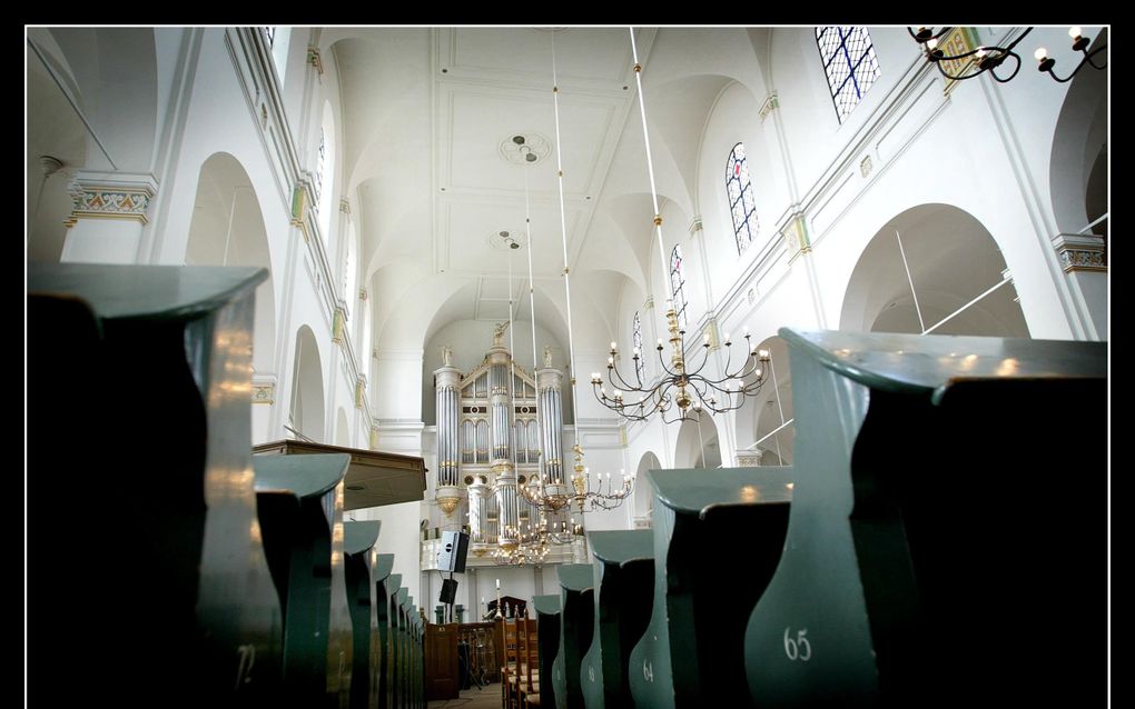 Interieur van de Grote Kerk in Gorinchem. beeld RD, Henk Visscher