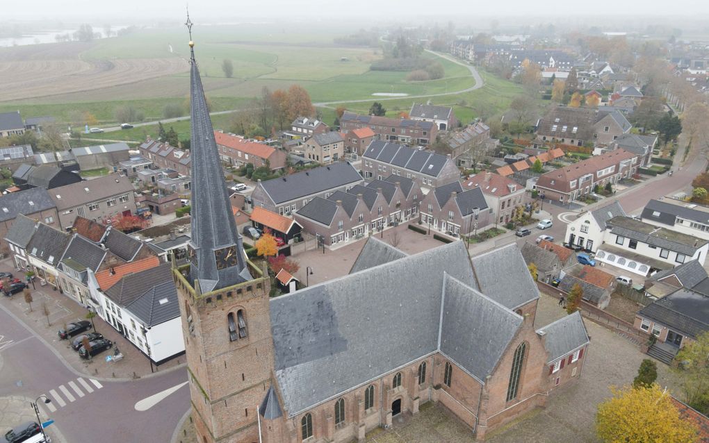 De hervormde kerk in Lexmond. beeld hervormde kerk Lexmond