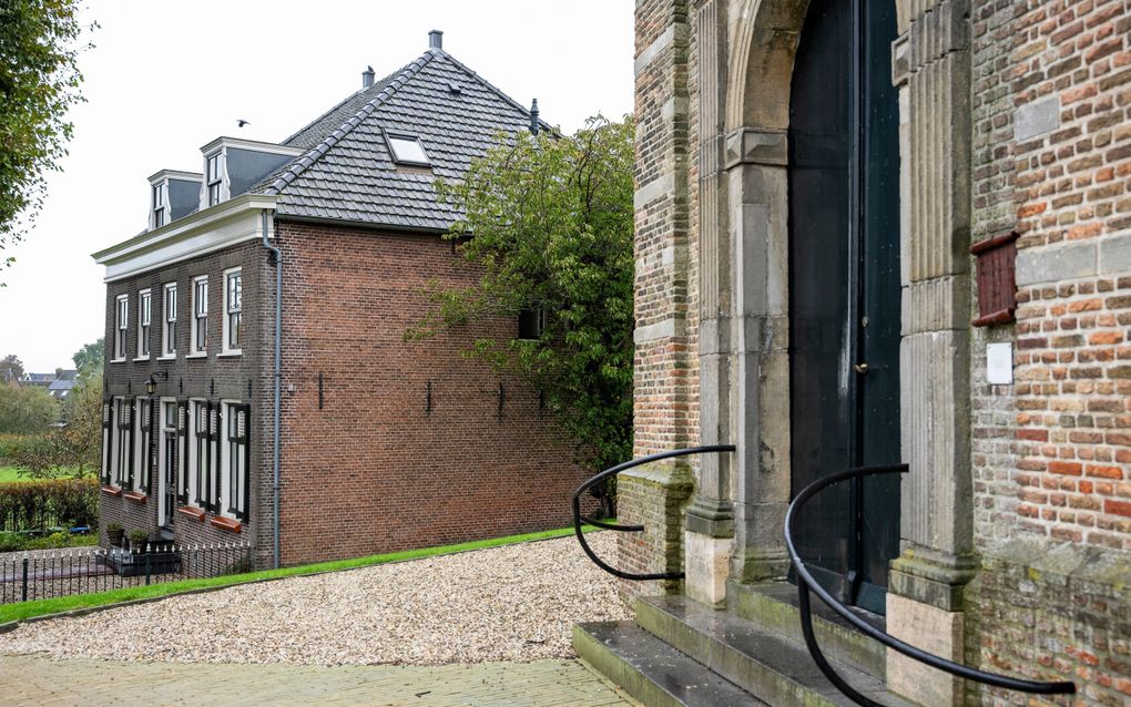 Archieffoto van de pastorie van de hervormde gemeente te Hoornaar. beeld Cees van der Wal