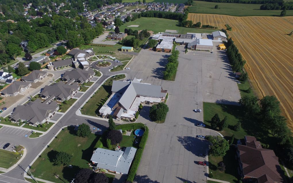 Het kerkgebouw  van de Netherlands reformed congregation in Canada, waaraan ds. E. Hakvoort als predikant is verbonden. beeld 
Bethany Care Home