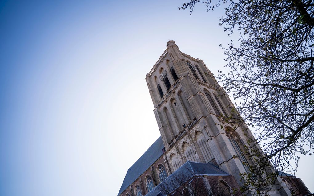 De Grote of Sint-Catharijnekerk in Brielle. beeld Cees van der Wal