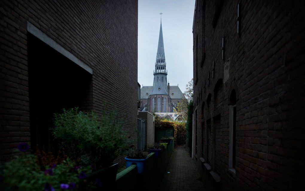 Doorzicht op de Goudse Gouwekerk. beeld RD, Henk Visscher