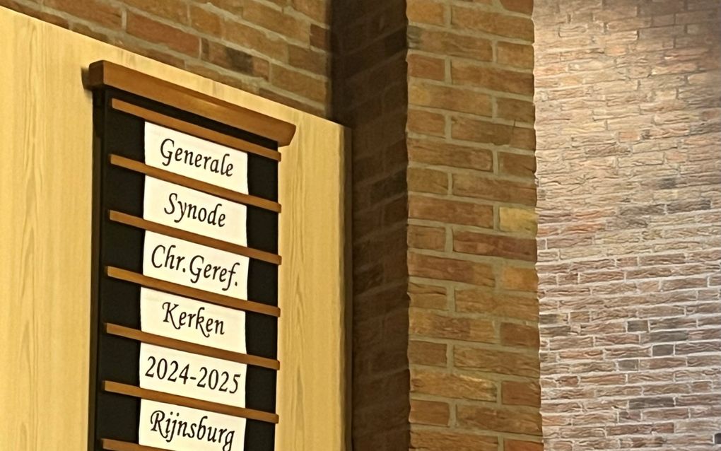 De generale synode van de Christelijke Gereformeerde Kerken Rijnsburg / Nunspeet. beeld RD