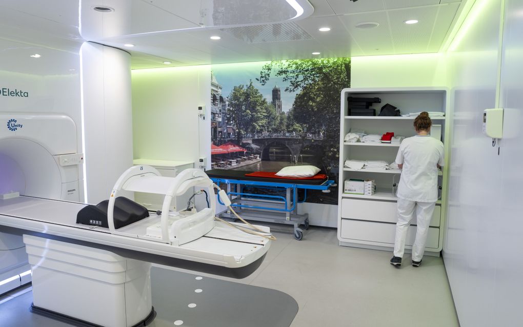 Vaccinatie activeeerde het immuunsysteem van negen patiënten met gevorderde nierkanker. Foto: de afdeling radiotherapie in het UMC Utrecht. beeld ANP, Jeroen Jumelet