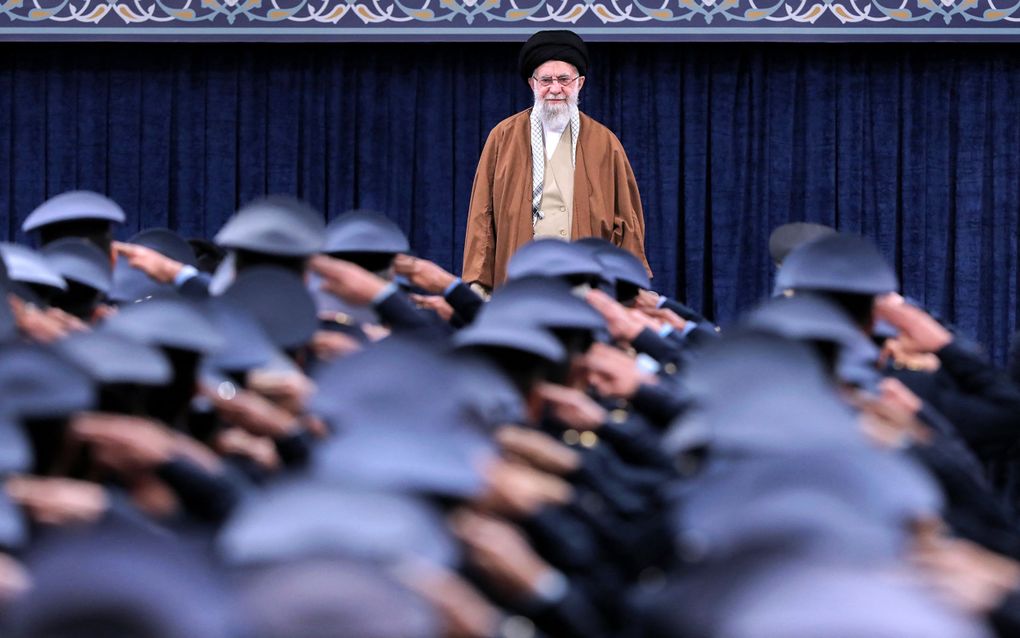 Ali Khamenei, de hoogste leider van Iran. beeld AFP/ Iranian presidency