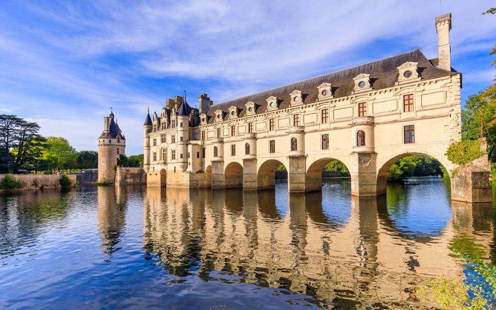 Het kasteel van Chenonceau, waar een groot deel van het boek ”Middernachtoorlog” zich afspeelt. beeld iStock