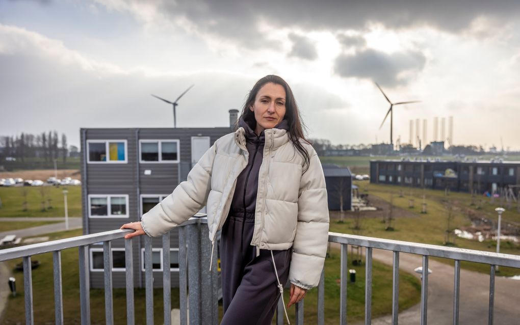 Lina Angilenko vreest voortdurend voor het leven van haar broer, die aan het front vecht en al vier keer gewond raakte. beeld Dennis Wisse