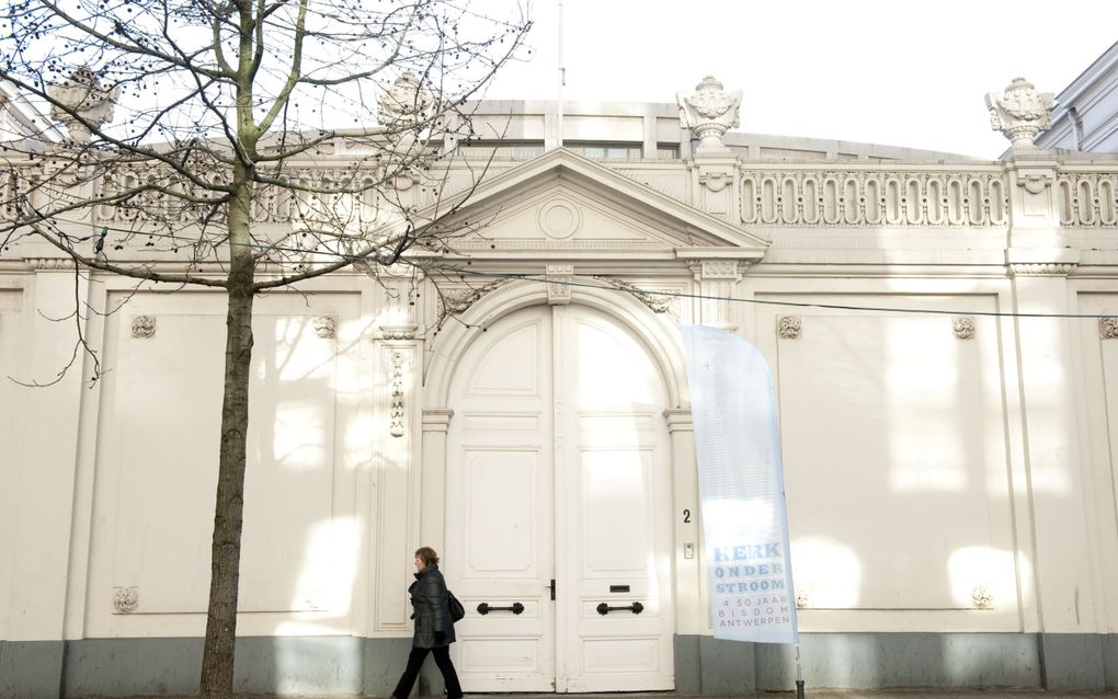 Rooms-katholieke kerk in Antwerpen. beeld AFP, Christophe Ketels