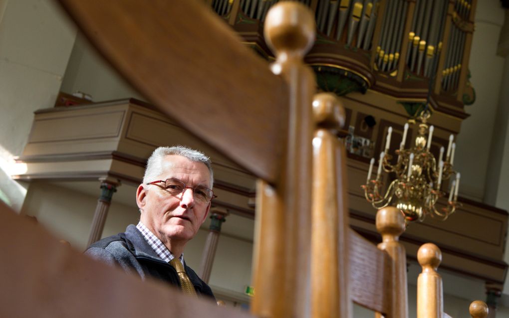 Jan van Westenbrugge in de kerk van Wateringen. beeld RD, Anton Dommerholt