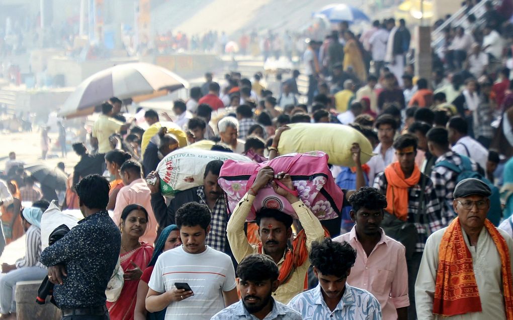 Hindoes tijdens een religieus festival, eerder deze maand. beeld AFP, Niharika Kulkarni