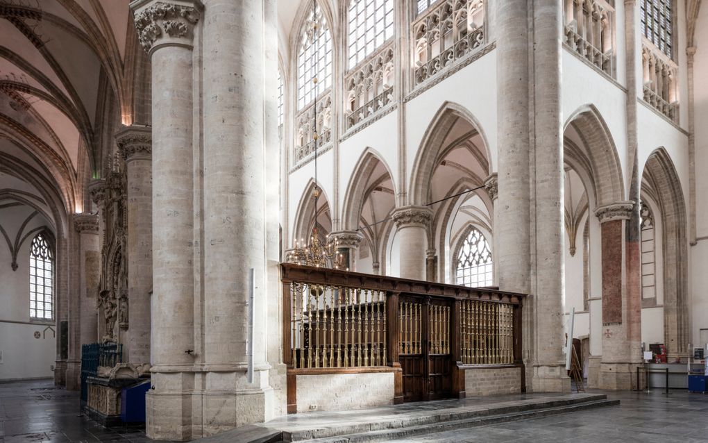 Interieur van de Grote Kerk in Breda. beeld Sjaak Verboom 