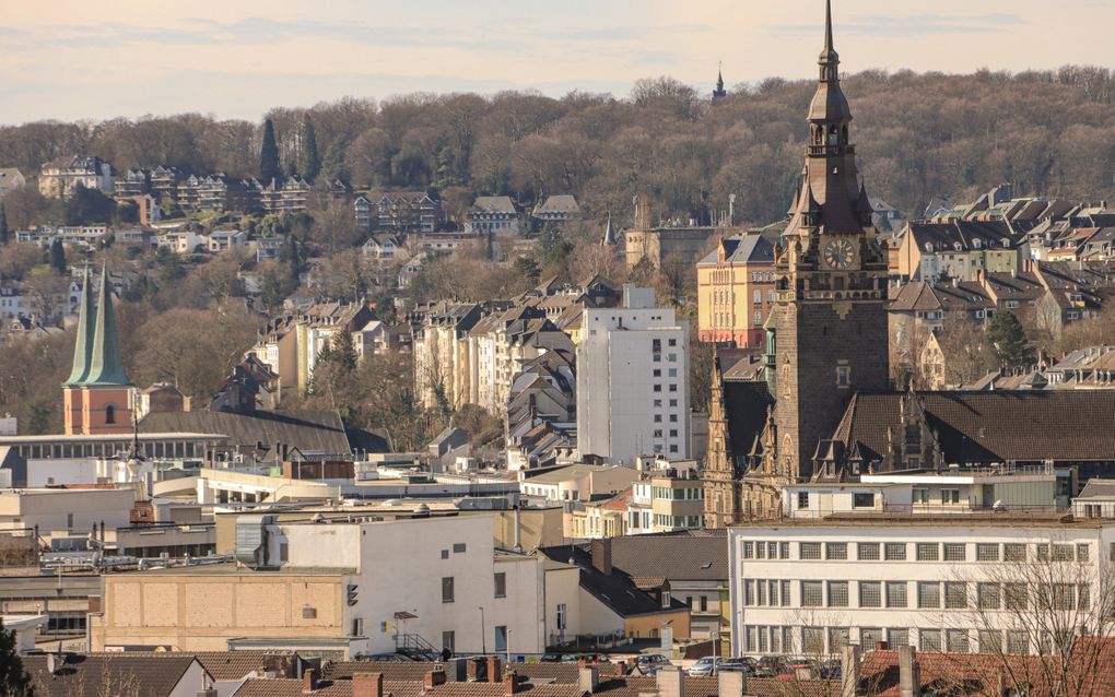 Zicht op Elberfeld, nu een wijk van de stad Wuppertal. beeld iStock