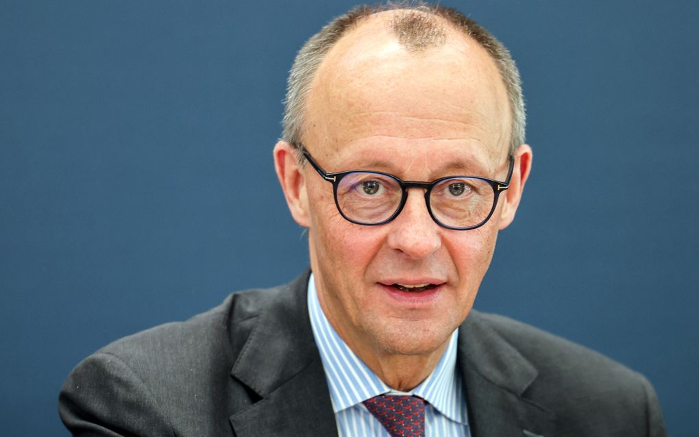 De beoogde Duitse bondskanselier Friedrich Merz. beeld EPA, Hannibal Hanschke