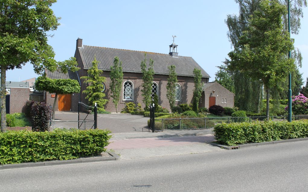 De kerk van de gereformeerde gemeente in Sprang-Capelle. beeld Jaap Sinke