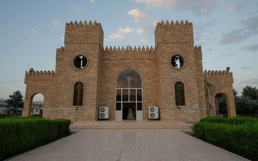 Mar Gewargis III verplaatste de patriarchale zetel van de Assyrische Kerk van Chicago naar Erbil in Noord-Irak. Foto: kerk in Erbil. beeld iStock