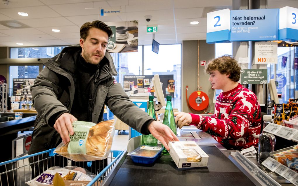 Consumenten kiezen steeds vaker voor een huismerk. beeld ANP, Koen van Weel