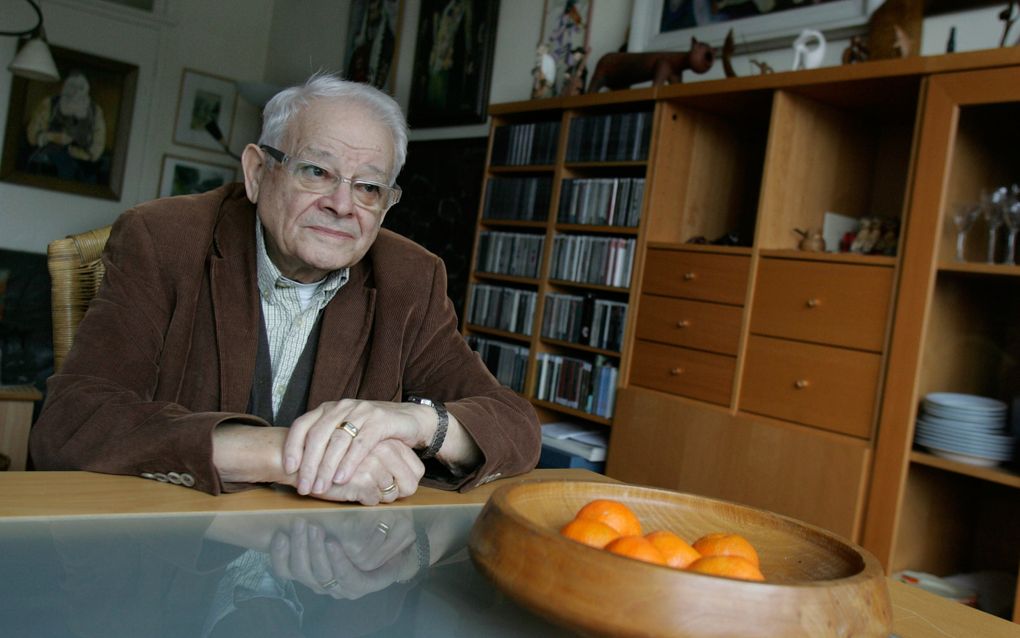 Jules Schelvis (1921-2016) overleefde vernietigingskamp Sobibor. beeld RD, Anton Dommerholt