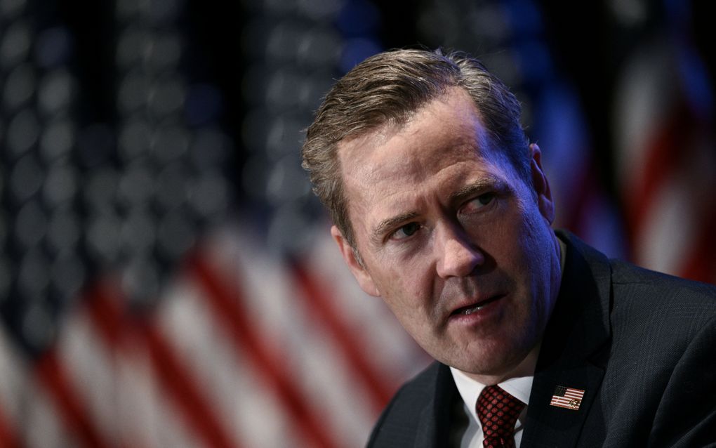 Mike Waltz. beeld AFP, Brendan Smialowsk 
