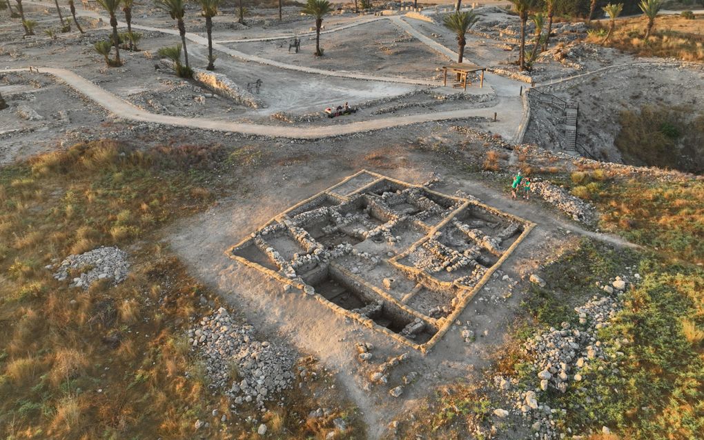 Gebied X van Megiddo aan het einde van het seizoen 2022 – uitzicht op het zuidoosten. beeld Megiddo Expeditie