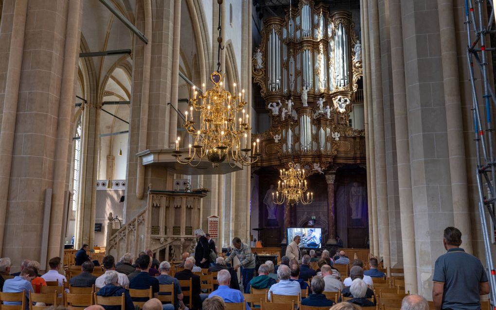 In de Bovenkerk in Kampen had zaterdag de Vierde Kamper Orgeldag plaats. beeld Freddy Schinkel