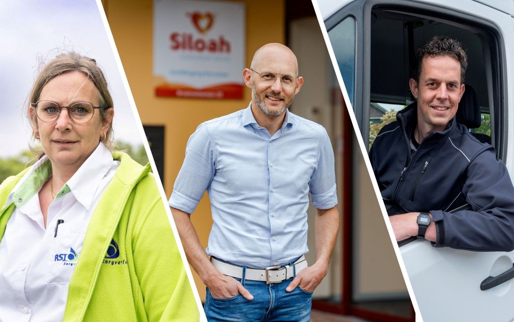 V.l.n.r.: Jakelien Polinder-van de Steeg, Hans Bel, Robbert Nieuwenhuyzen. beeld Anton Dommerholt, Hanno de Vries, Dirk-Jan Gjeltema