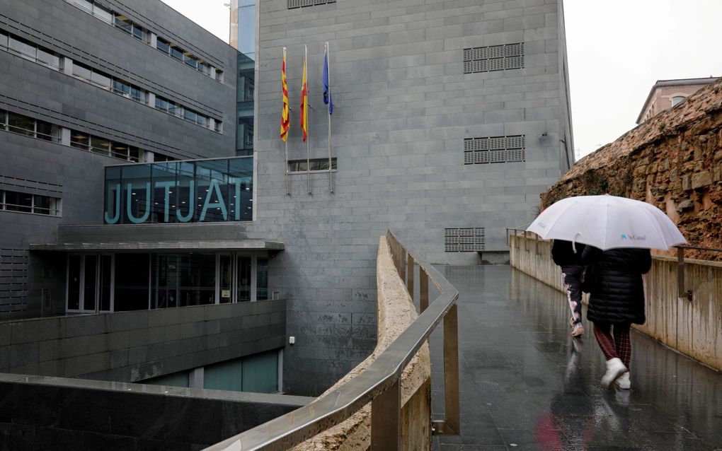 Een rechtbank in Barcelona. beeld EPA, Susanna Saez