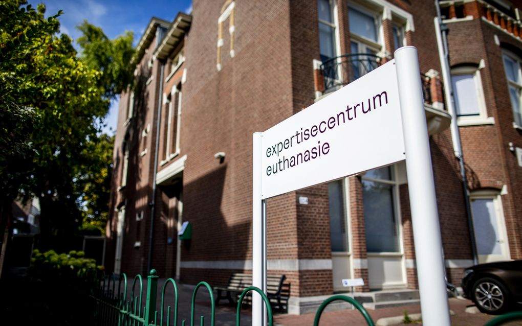 Het Expertisecentrum Euthanasie, voorheen de Levenseindekliniek. Volgens het centrum is de Nederlandse euthanasiewet toekomstbestendig en behoeft deze geen aanpassing. beeld ANP, Remko de Waal