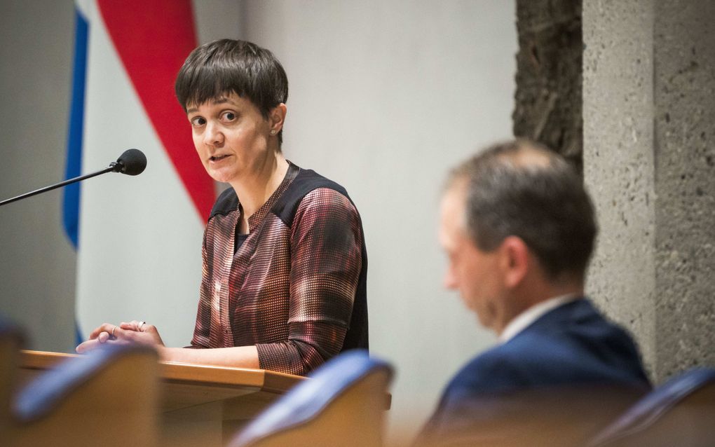 NSC-Kamerlid Joseph in debat met minister Van Hijum (Sociale Zaken). De NSC’er wil mensen inspraak geven over de overstap naar het nieuwe pensioenstelsel. beeld ANP, Freek van den Bergh