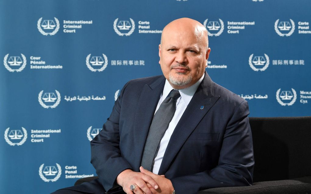 Aanklager Karim Khan. beeld AFP, John Thys