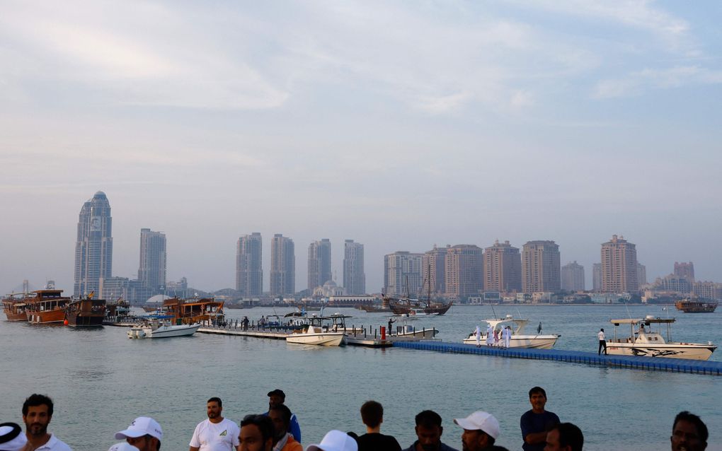 Doha. beeld AFP, Karim JAAFAR