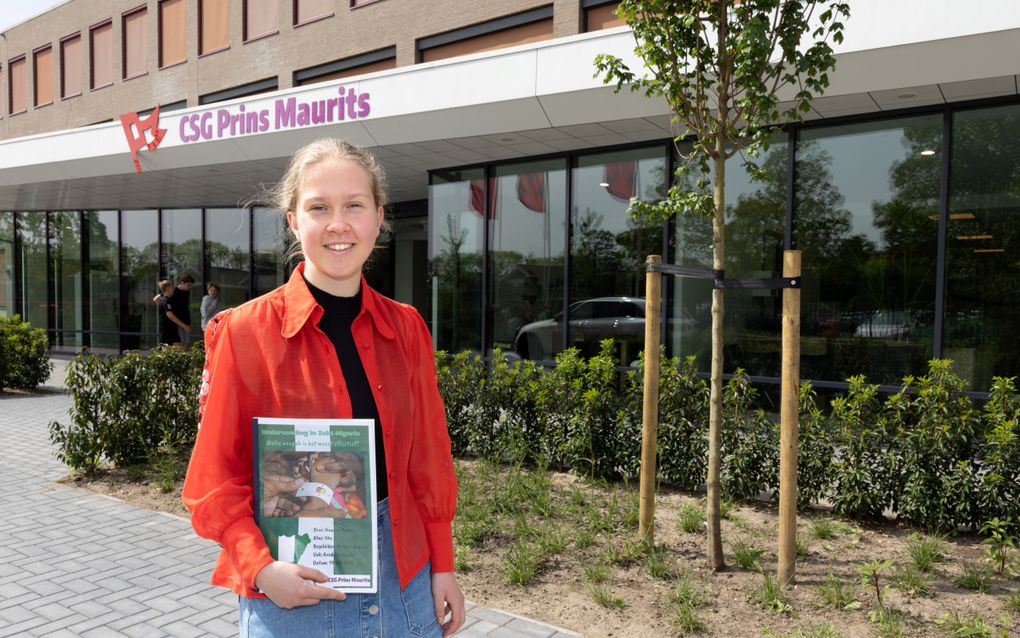„Schrijnend” vindt Hannah Anker het dat in Nigeria voedsel genoeg is, terwijl veel mensen aan ondervoeding lijden. Ze onderzocht voor haar profielwerkstuk de voedselsituatie in Zuid-Nigeria. beeld Dirk Hol
