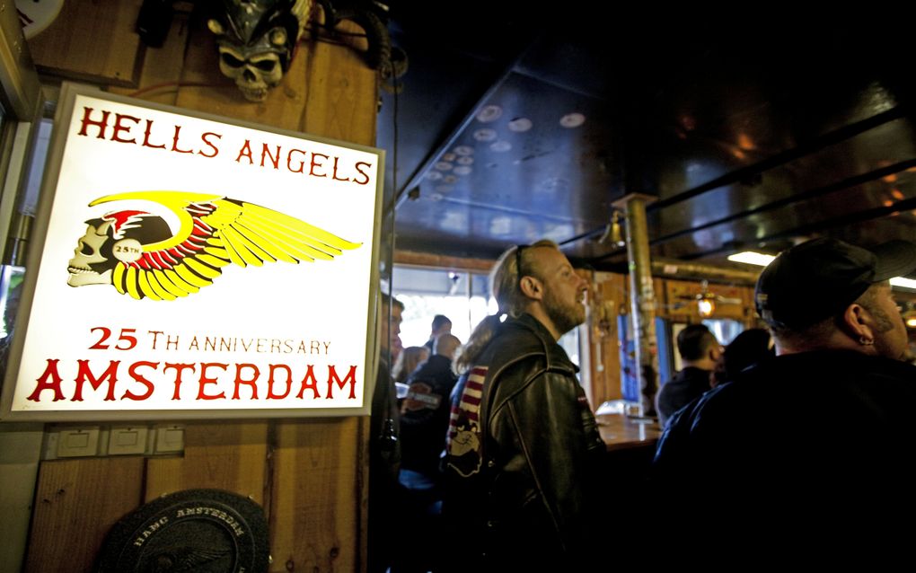 In 2022 bekrachtigde de Hoge Raad definitief het verbod op de Hells Angels, een criminele motororganisatie. beeld ANP, Valerie Kuypers