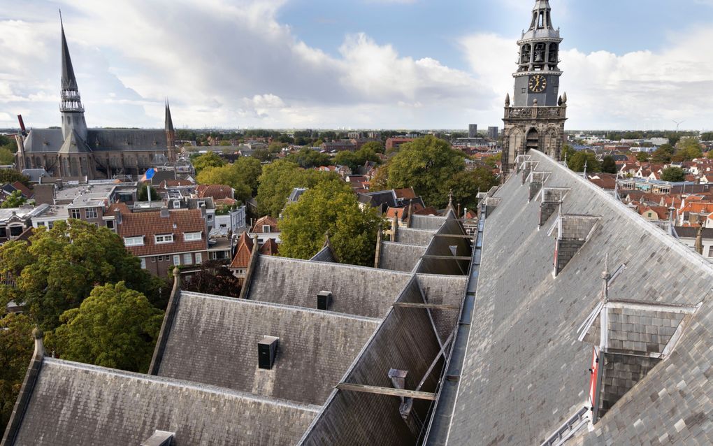 Gouda, met zicht op de Sint-Janskerk. beeld RD, Anton Dommerholt