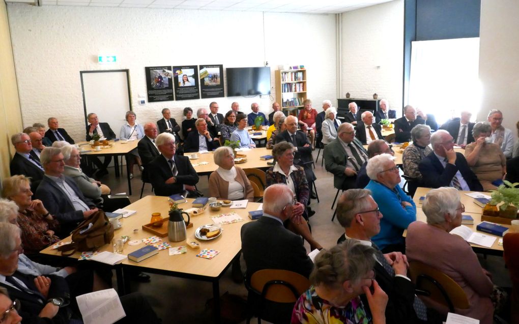 In Veenendaal werd woensdag de voorjaarsvergadering van hervormd-gereformeerde emeritus predikanten en predikantsvrouwen gehouden. beeld Jan van Reenen