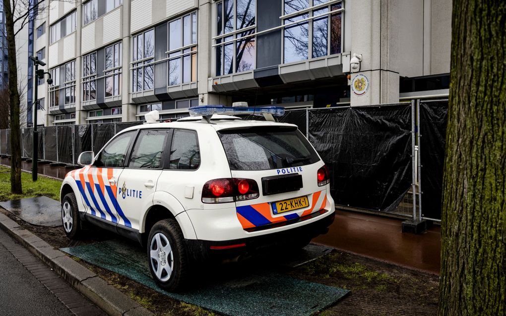 Archiefbeeld van de ambassade van Israel aan de Johan de Wittlaan. beeld ANP,  Sem van der Wal