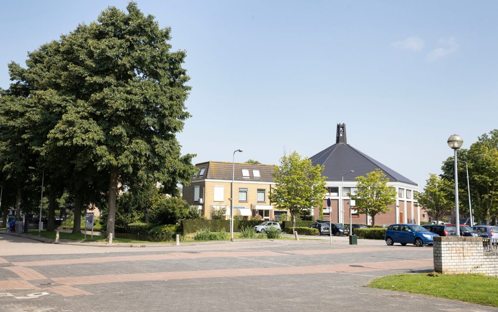 Het kerkgebouw –de Mieraskerk– van de Oud Gereformeerde Gemeente in Nederland te Krimpen aan den IJssel. beeld RD, Anton Dommerholt