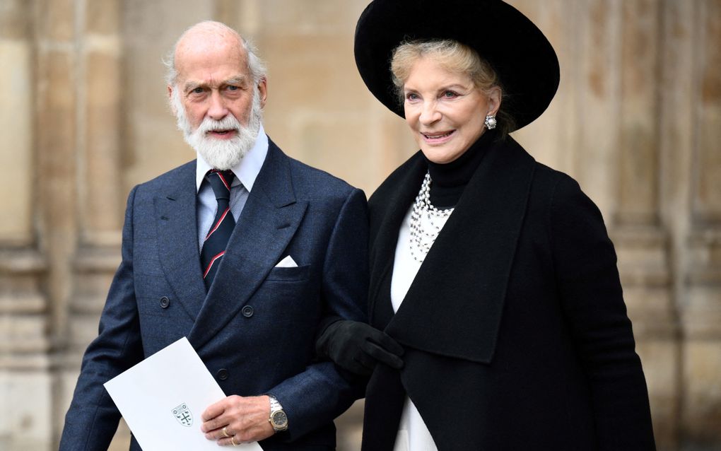 Prins Michael van Kent en zijn vrouw Marie Christine. beeld AFP, Daniel Leal