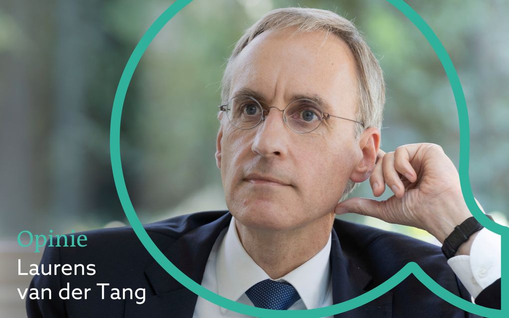 Logo rubriek Toegespitst met foto Laurens van der Tang.