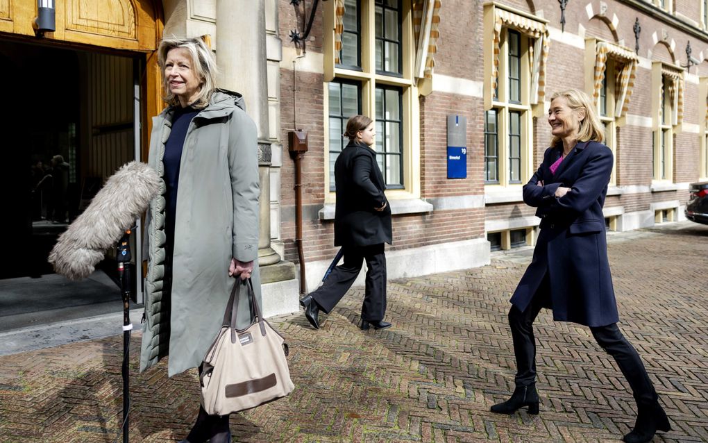 Minister Adriaansens (Economische Zaken) voorafgaand aan de ministerraad. Het demissionaire kabinet besloot donderdag samen met de regio 2,5 miljard euro te investeren in de regio Brainport Eindhoven. beeld ANP, Robin van Lonkhuijsen